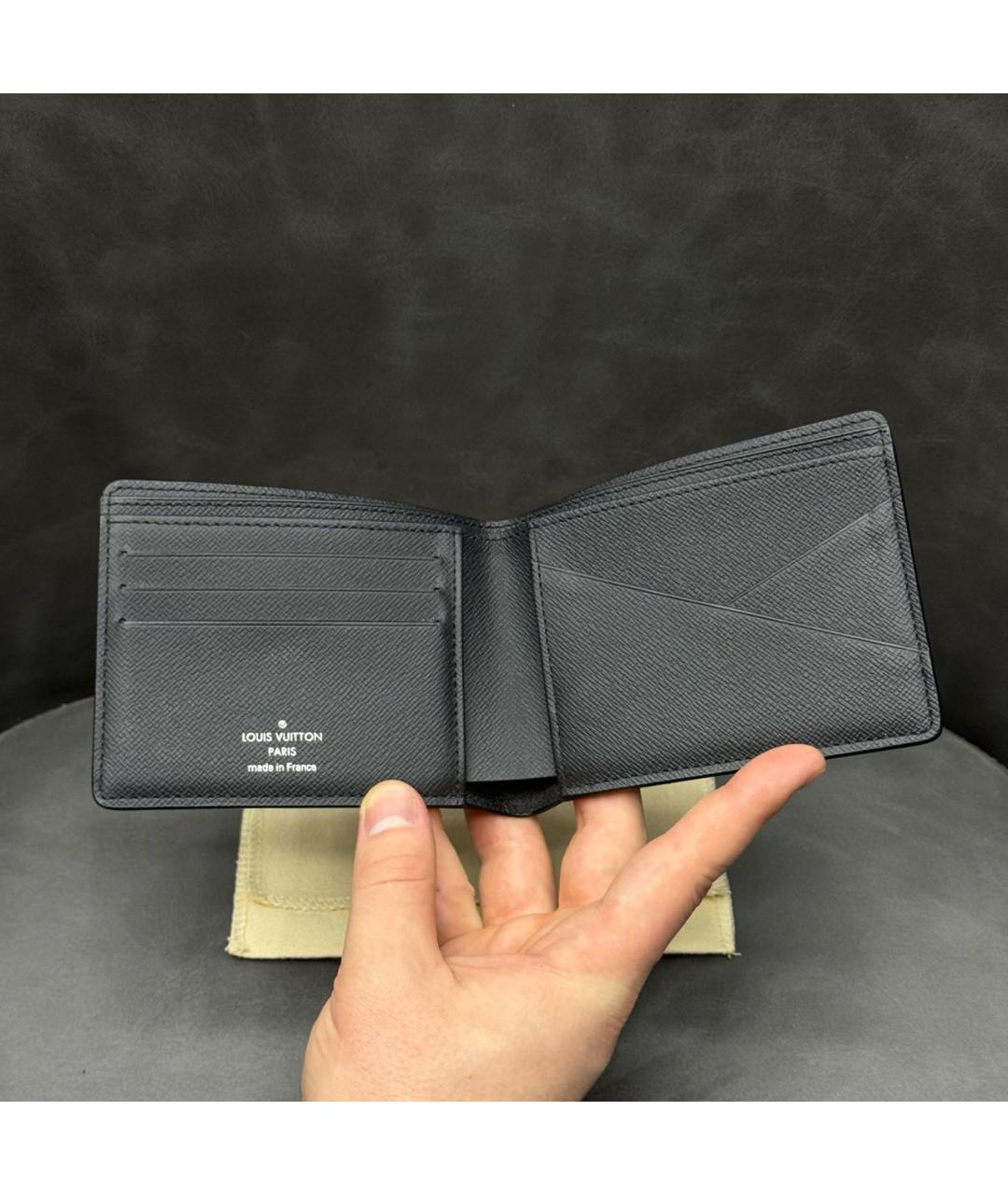 LOUIS VUITTON Черный кошелек, фото 7