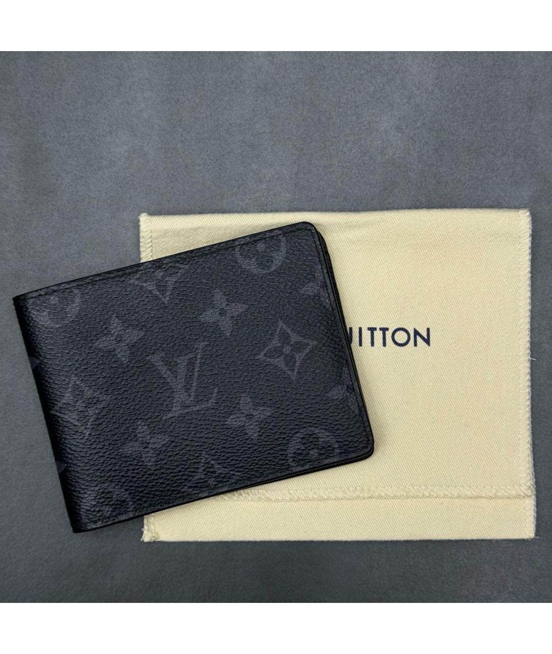 LOUIS VUITTON Черный кошелек, фото 8