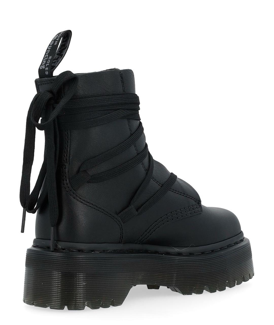 DR. MARTENS Черные кожаные ботинки, фото 3