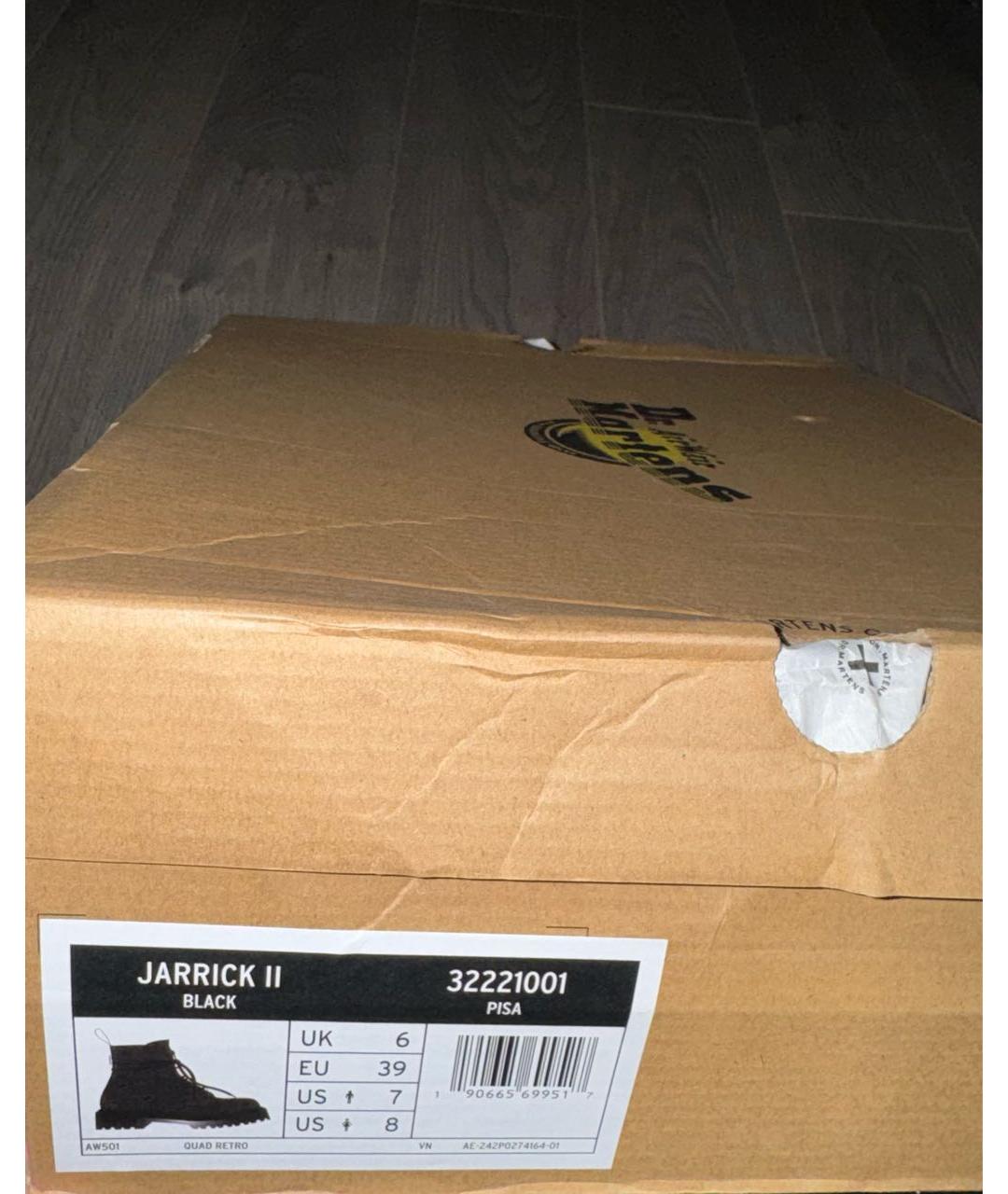 DR. MARTENS Черные кожаные ботинки, фото 6