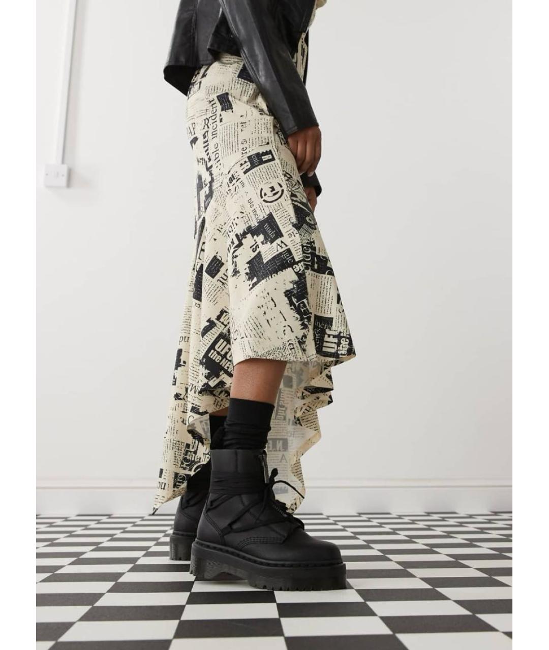 DR. MARTENS Черные кожаные ботинки, фото 7