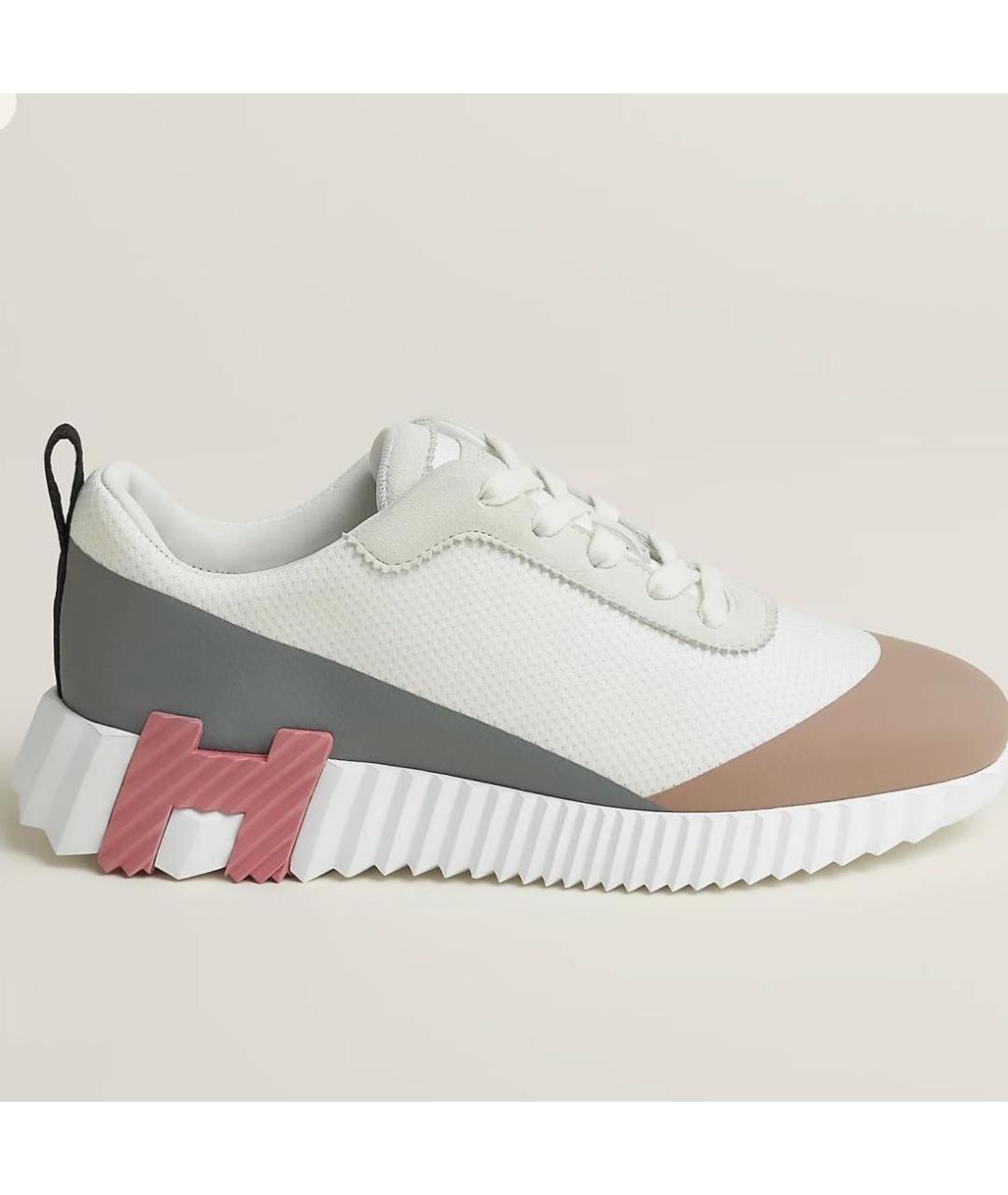 HERMES Мульти кожаные кроссовки, фото 3