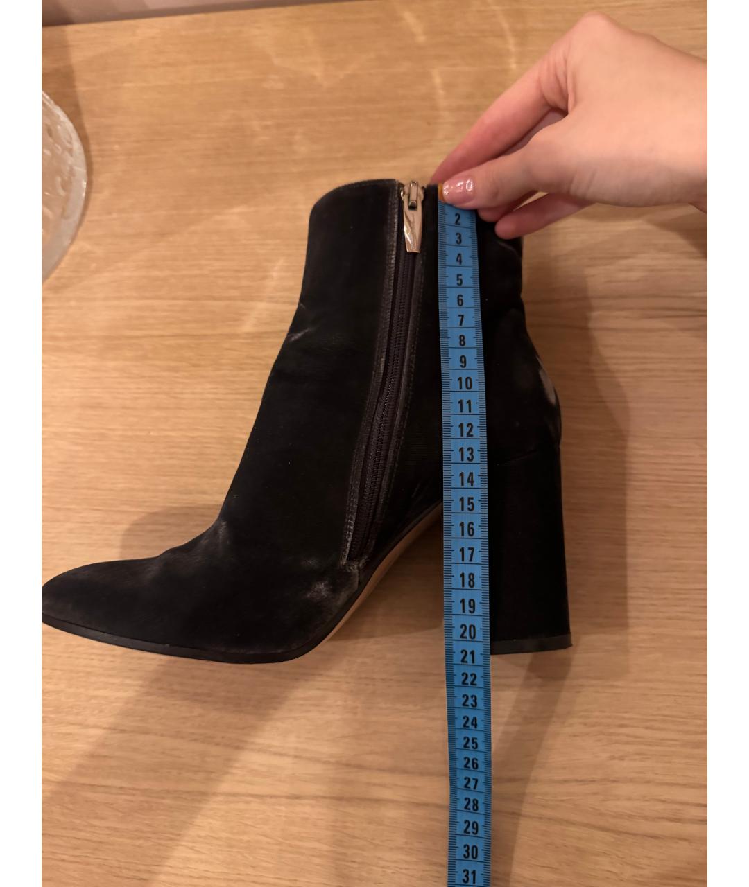 GIANVITO ROSSI Замшевые ботильоны, фото 4