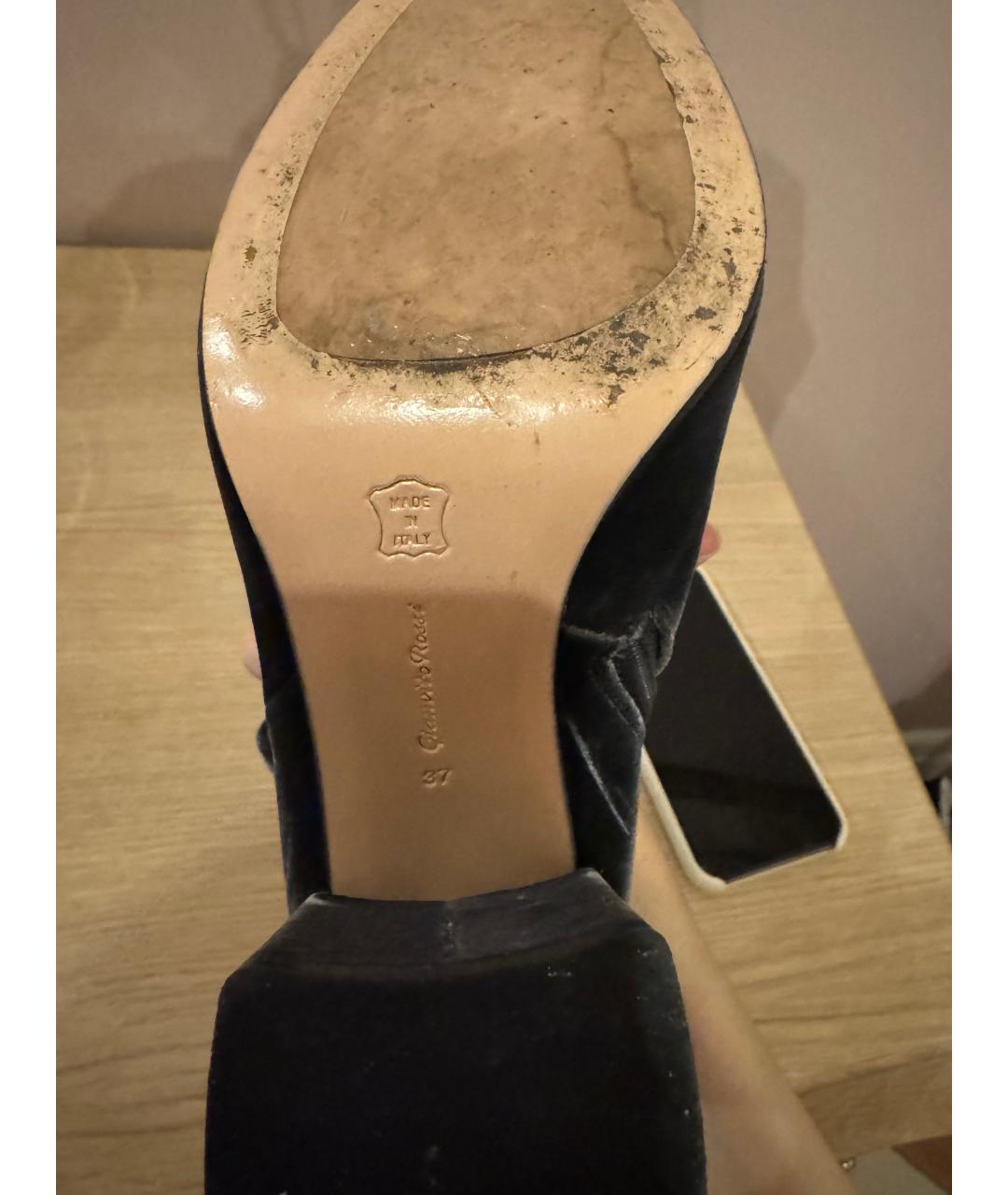 GIANVITO ROSSI Замшевые ботильоны, фото 5