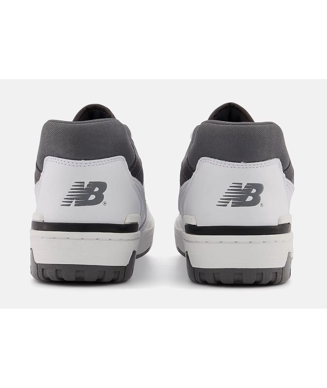 NEW BALANCE Белые низкие кроссовки / кеды из искусственной кожи, фото 4