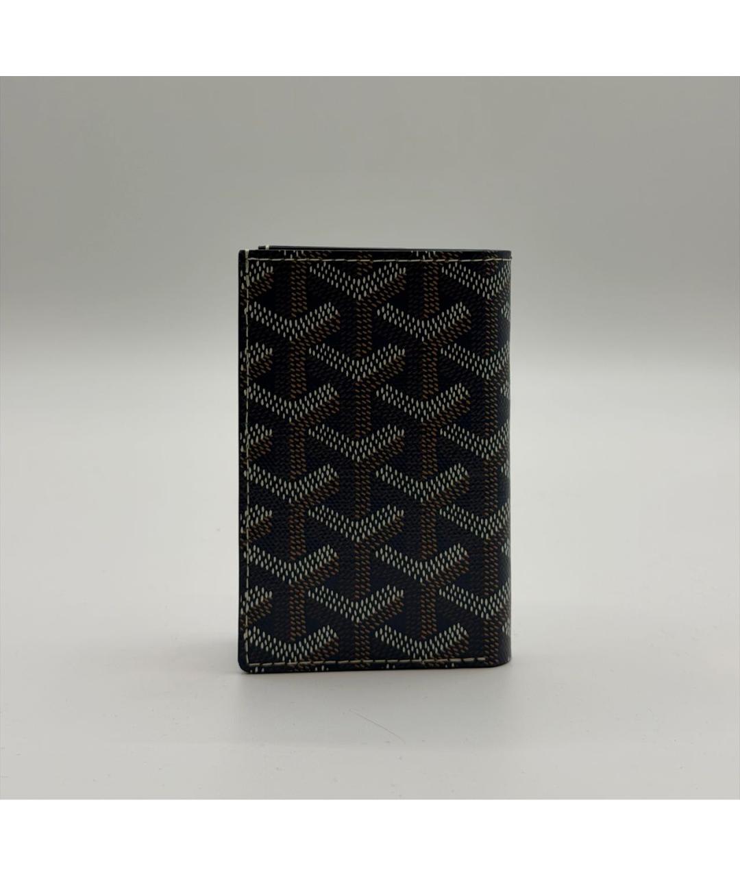 GOYARD Темно-синий кожаный кардхолдер, фото 3
