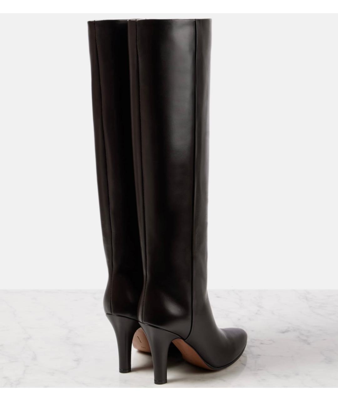 THE ROW Коричневые кожаные сапоги, фото 6