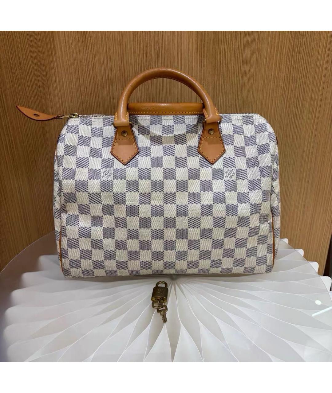 LOUIS VUITTON Бежевая сумка с короткими ручками, фото 3