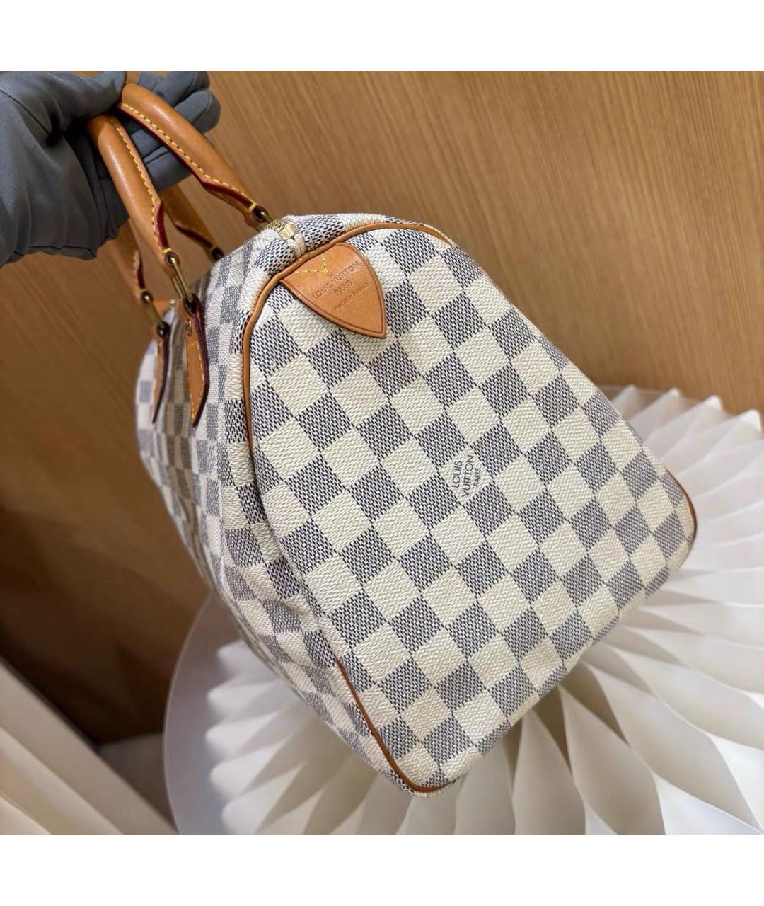 LOUIS VUITTON Бежевая сумка с короткими ручками, фото 5