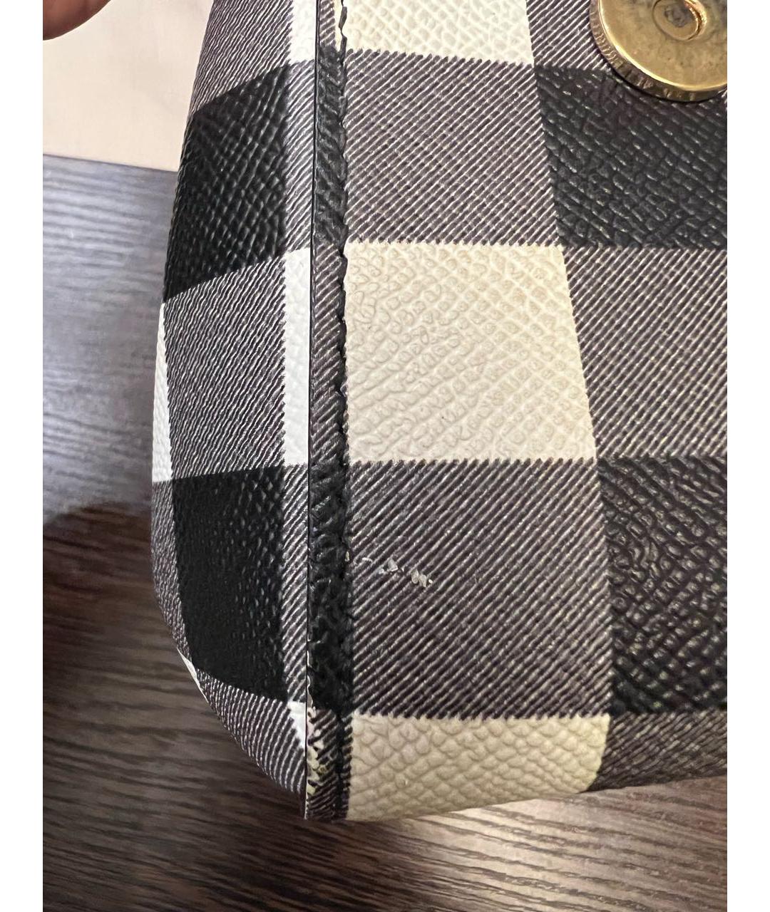 DOLCE&GABBANA Серая кожаная сумка с короткими ручками, фото 4