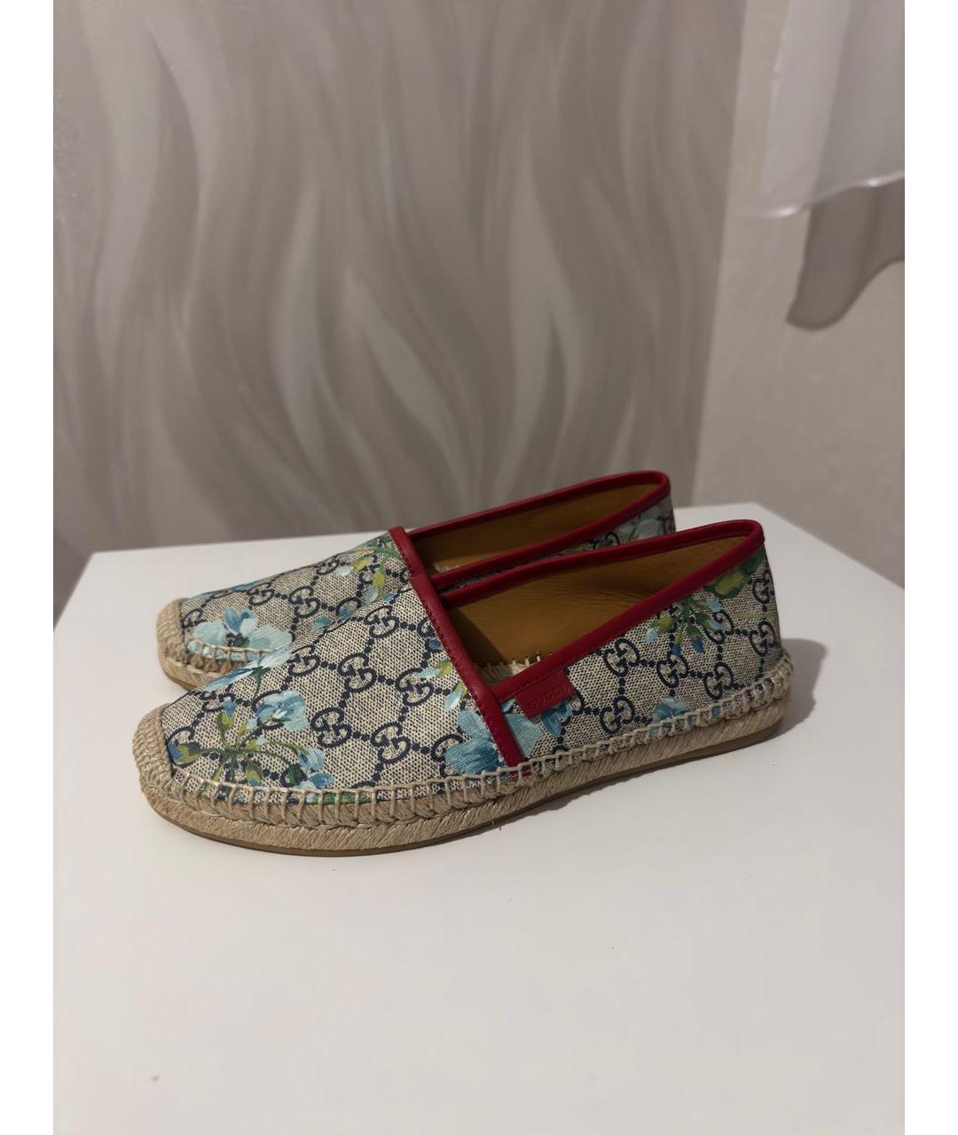 GUCCI Кожаные эспадрильи, фото 3