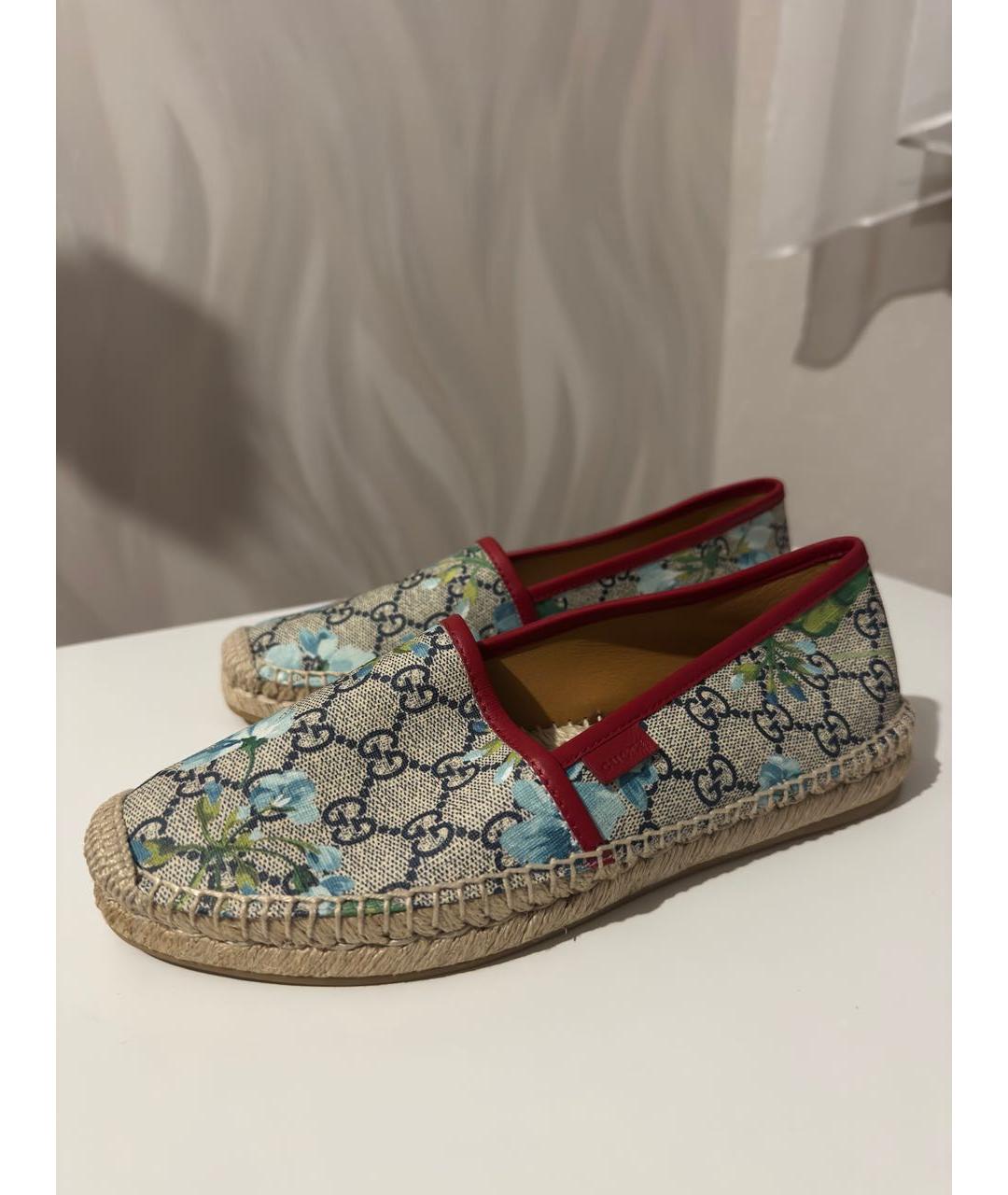 GUCCI Кожаные эспадрильи, фото 7