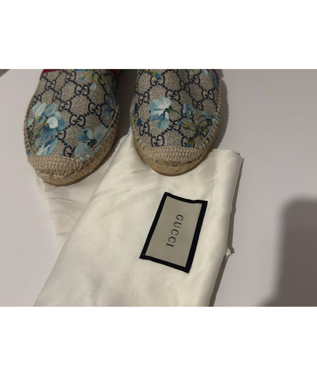 GUCCI Кожаные эспадрильи, фото 5