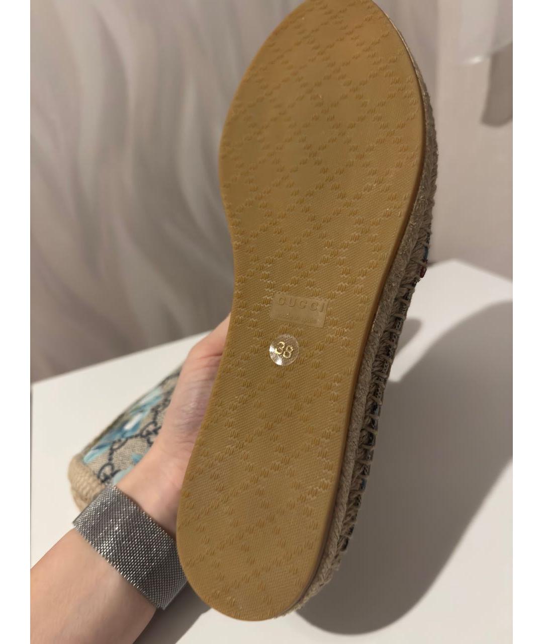 GUCCI Кожаные эспадрильи, фото 4