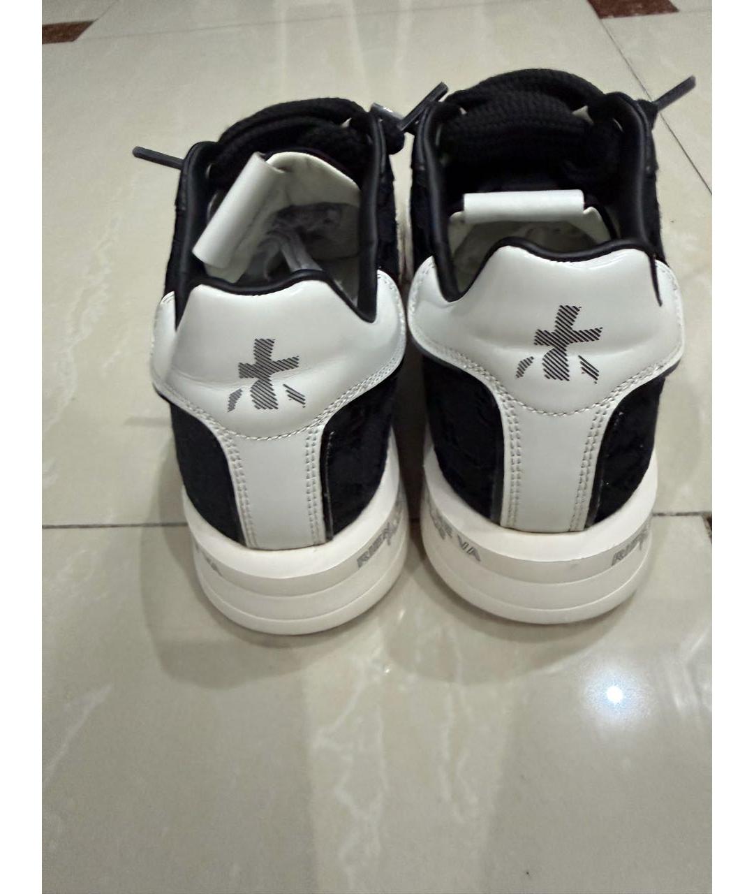 PREMIATA Черные кожаные кроссовки, фото 4