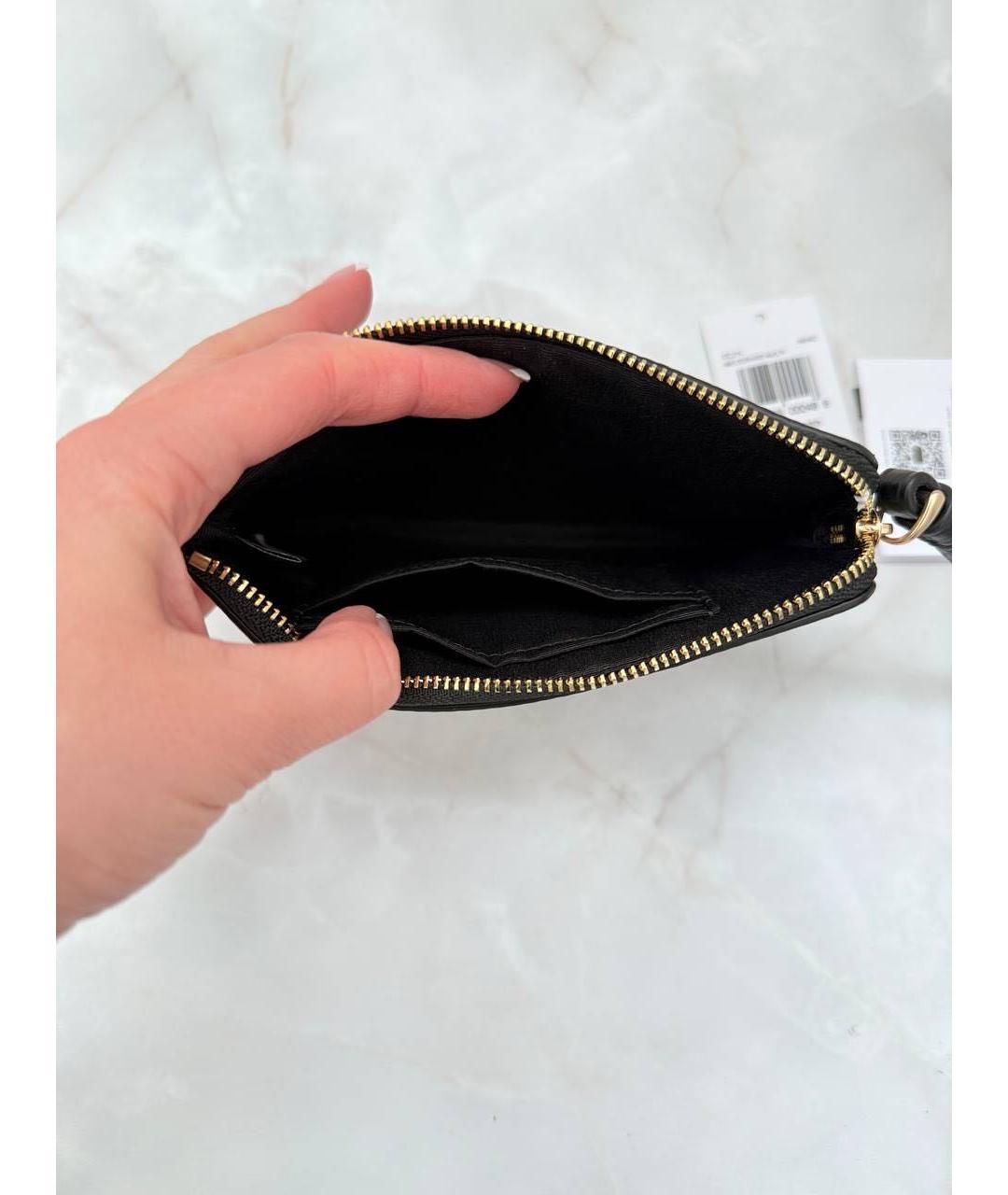 COACH Бежевый кожаный кошелек, фото 3