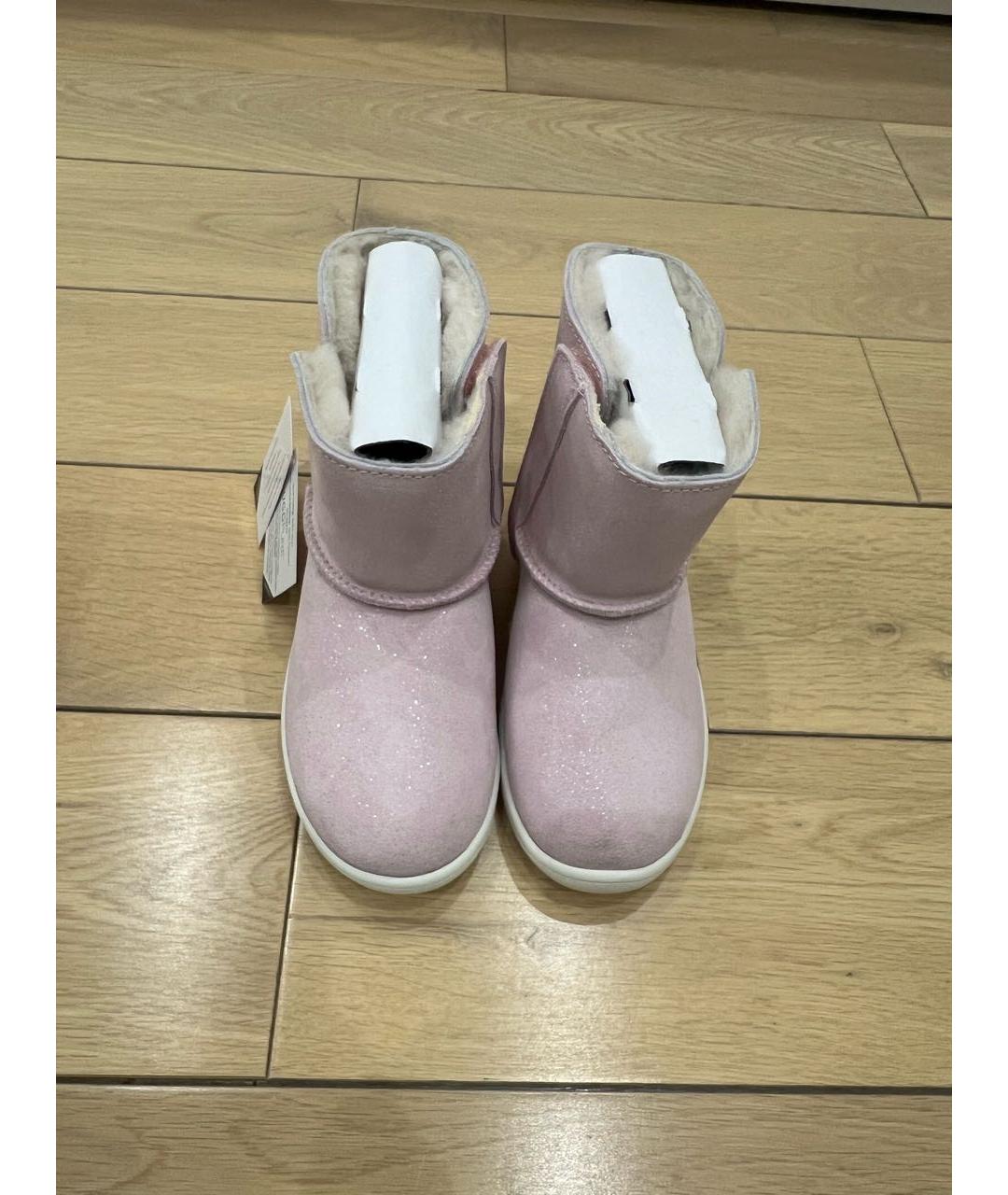 UGG AUSTRALIA Розовые замшевые сапоги, фото 6