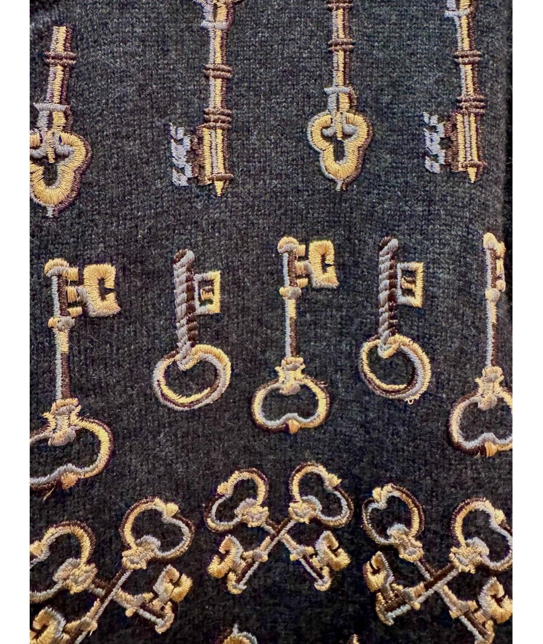 DOLCE&GABBANA Черный кашемировый кардиган, фото 4