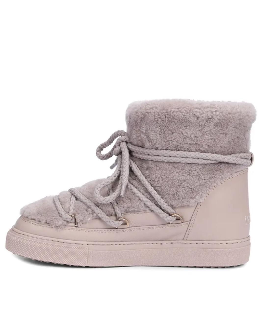 INUIKII Серые кожаные полусапоги, фото 4