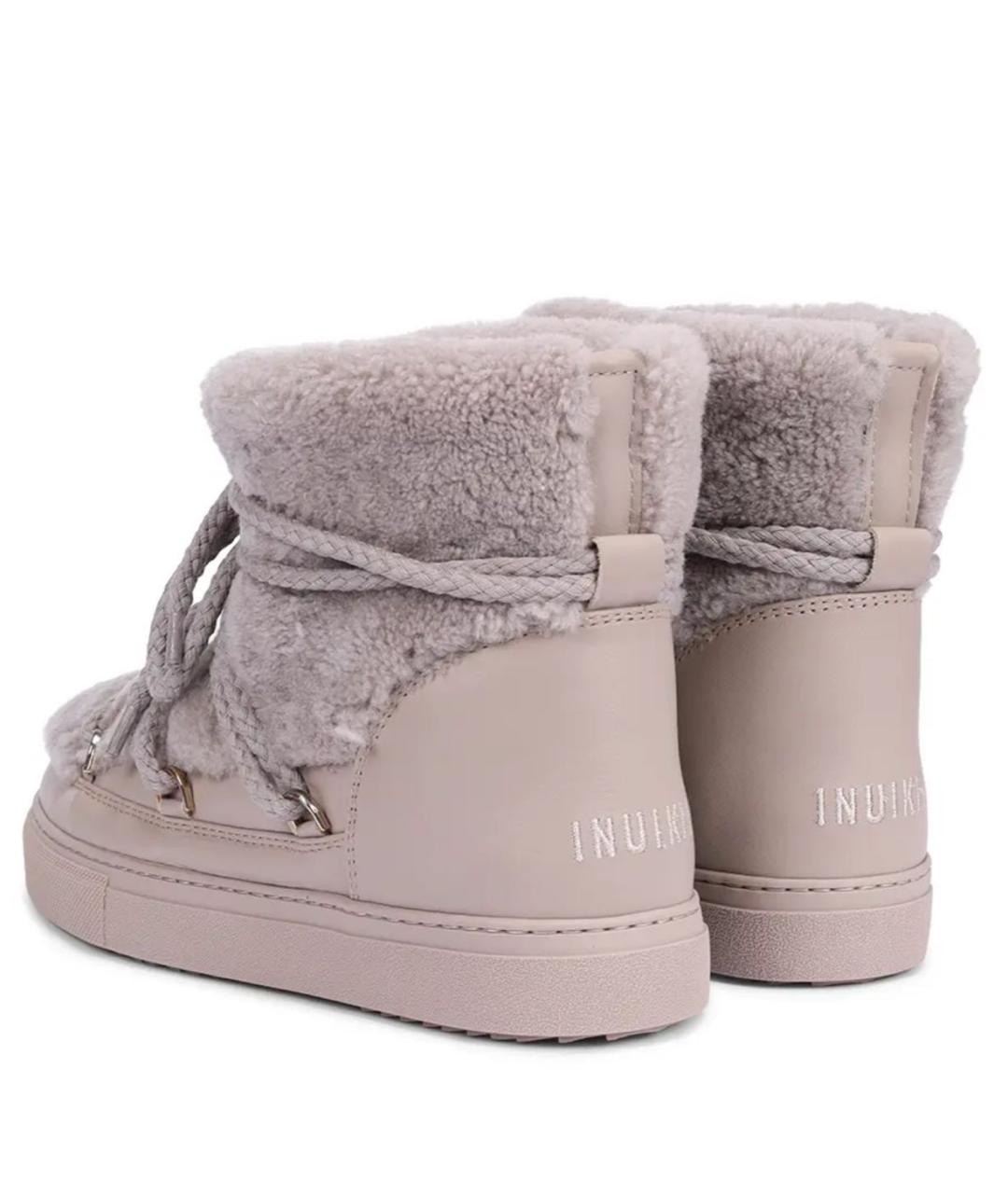 INUIKII Серые кожаные полусапоги, фото 3