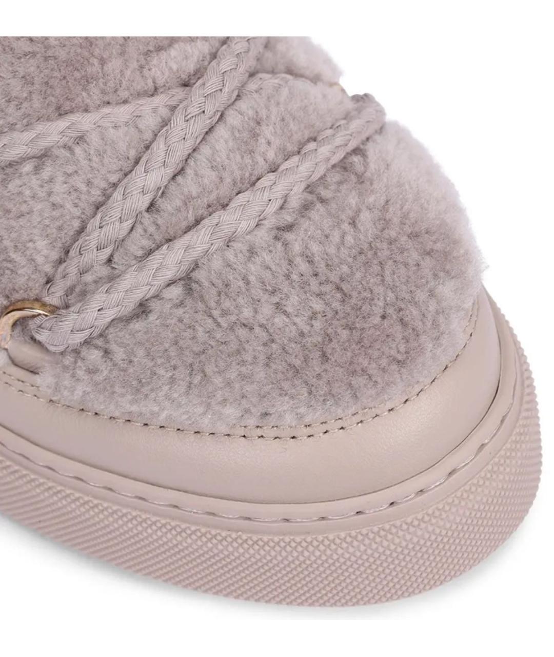 INUIKII Серые кожаные полусапоги, фото 5