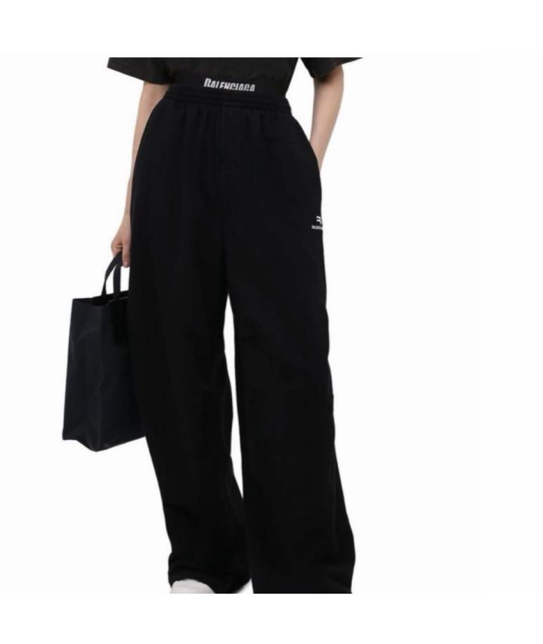 BALENCIAGA Черные спортивные брюки и шорты, фото 2