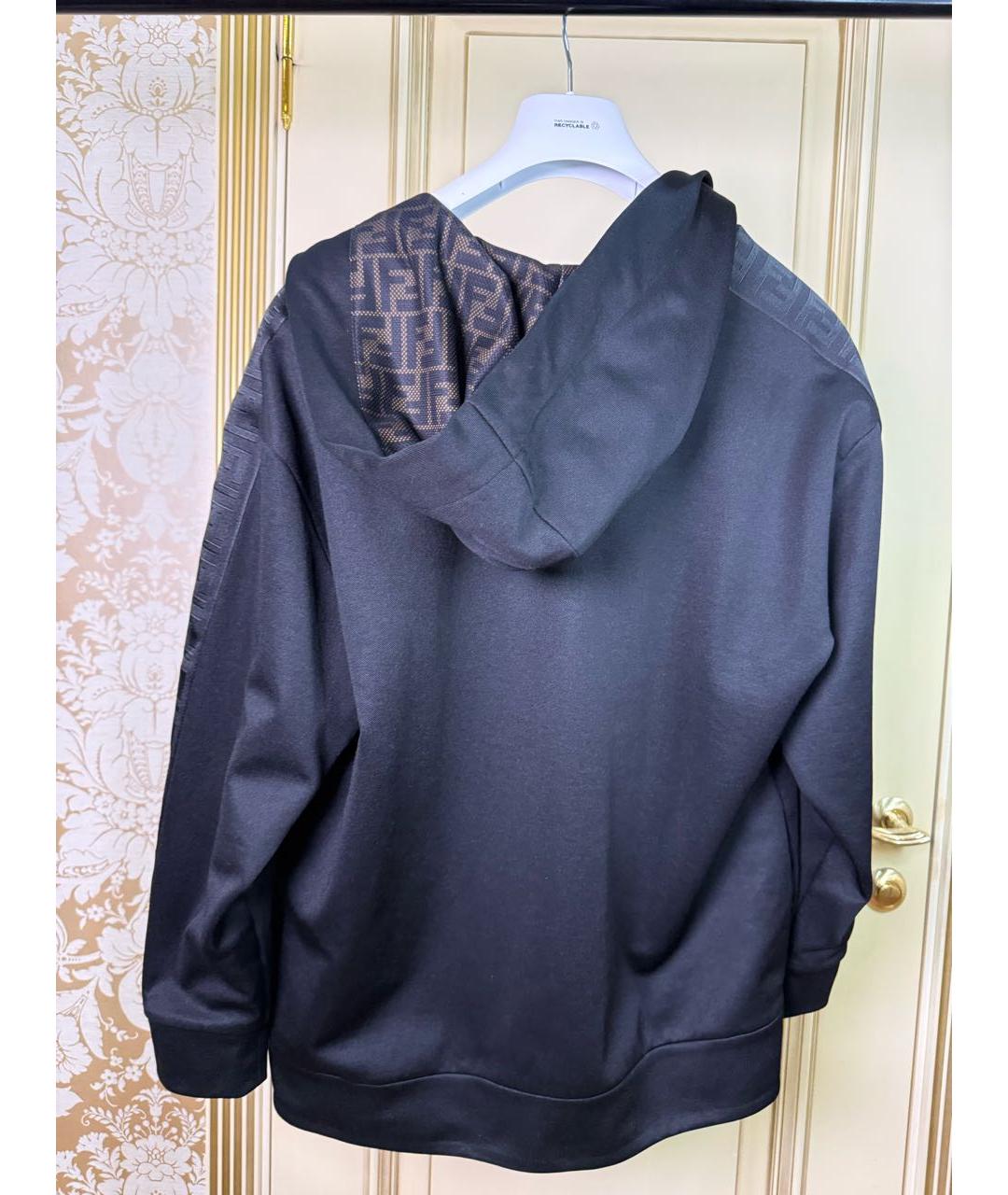 FENDI Черная куртка, фото 2