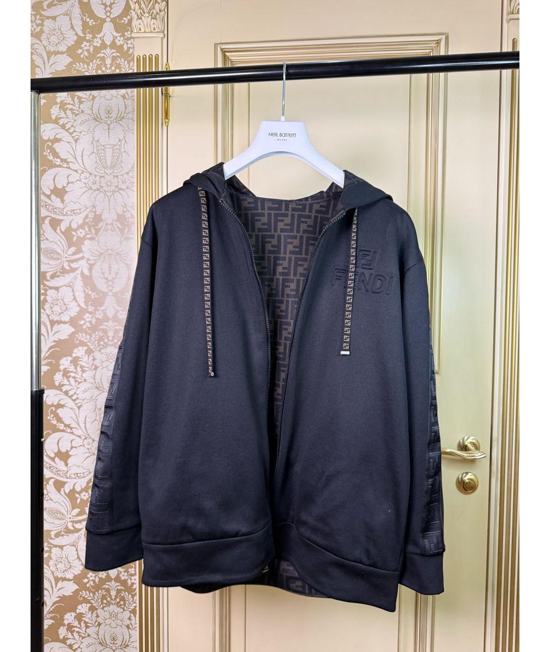 FENDI Черная куртка, фото 6