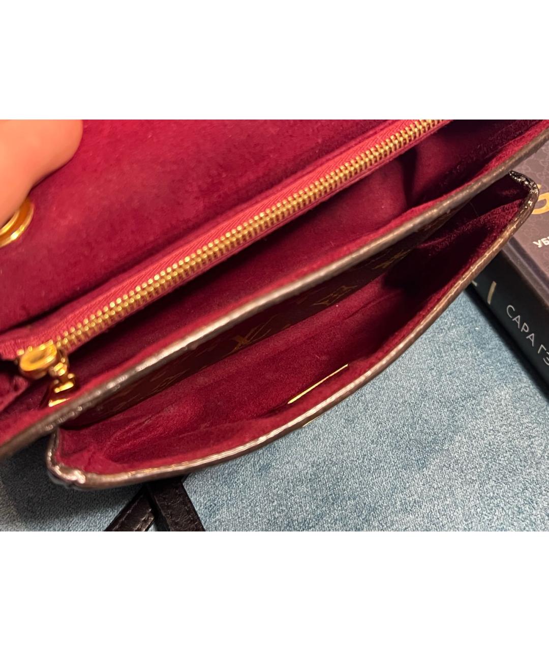 LOUIS VUITTON Коричневая сумка через плечо, фото 3