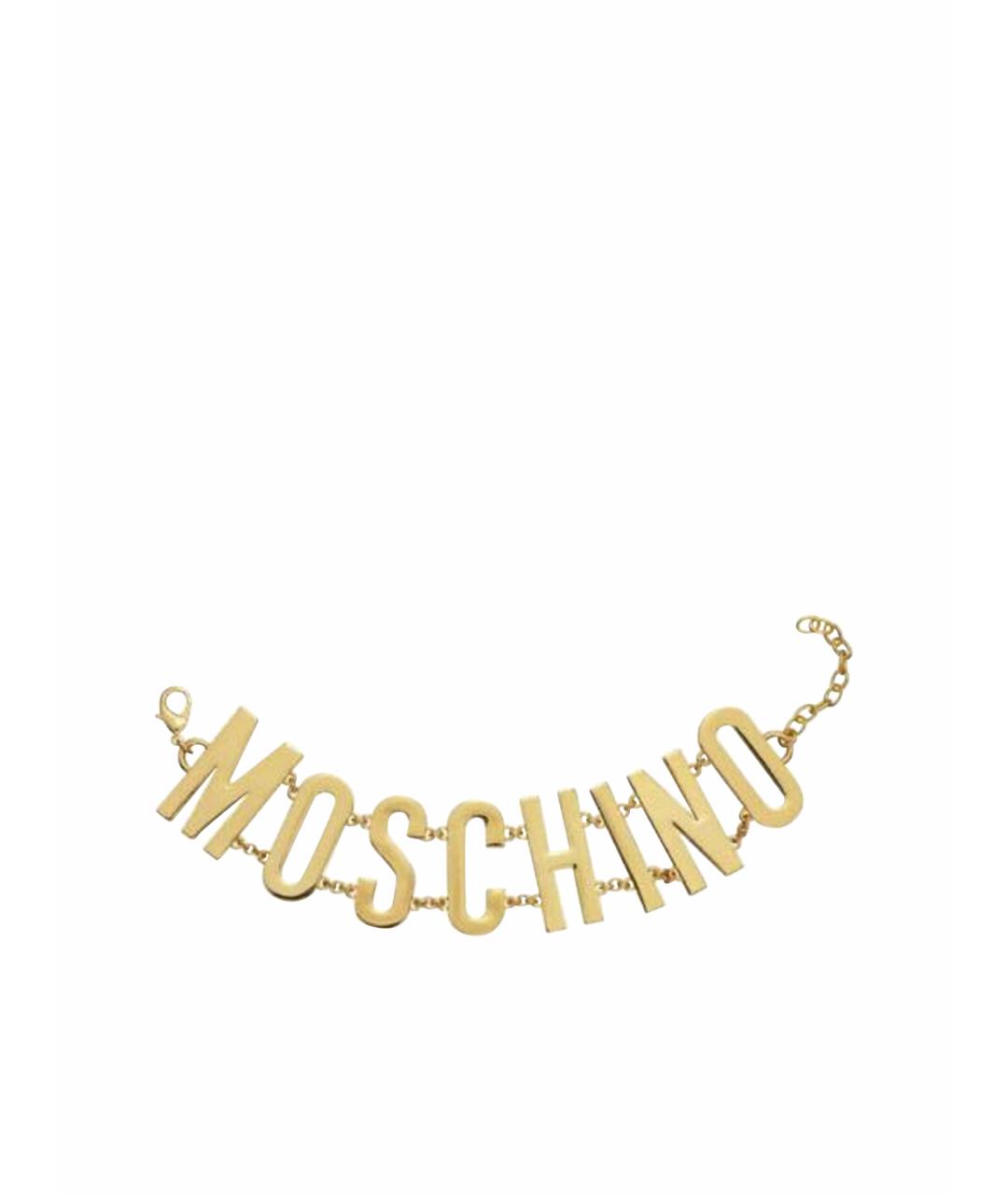 MOSCHINO Золотое колье, фото 1