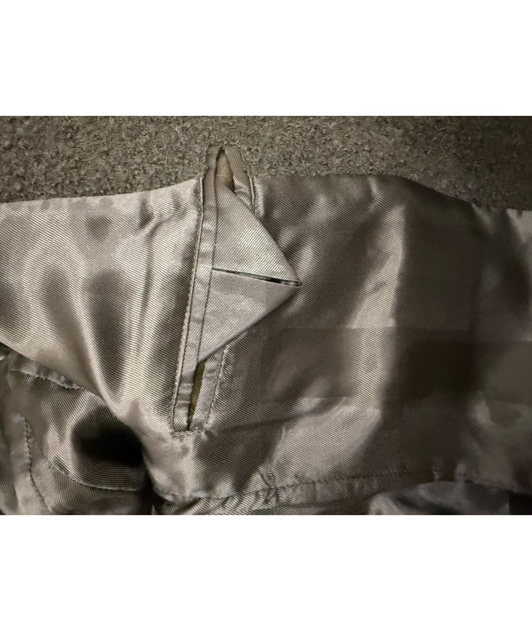 SANDRO Темно-синий твидовый жакет/пиджак, фото 5