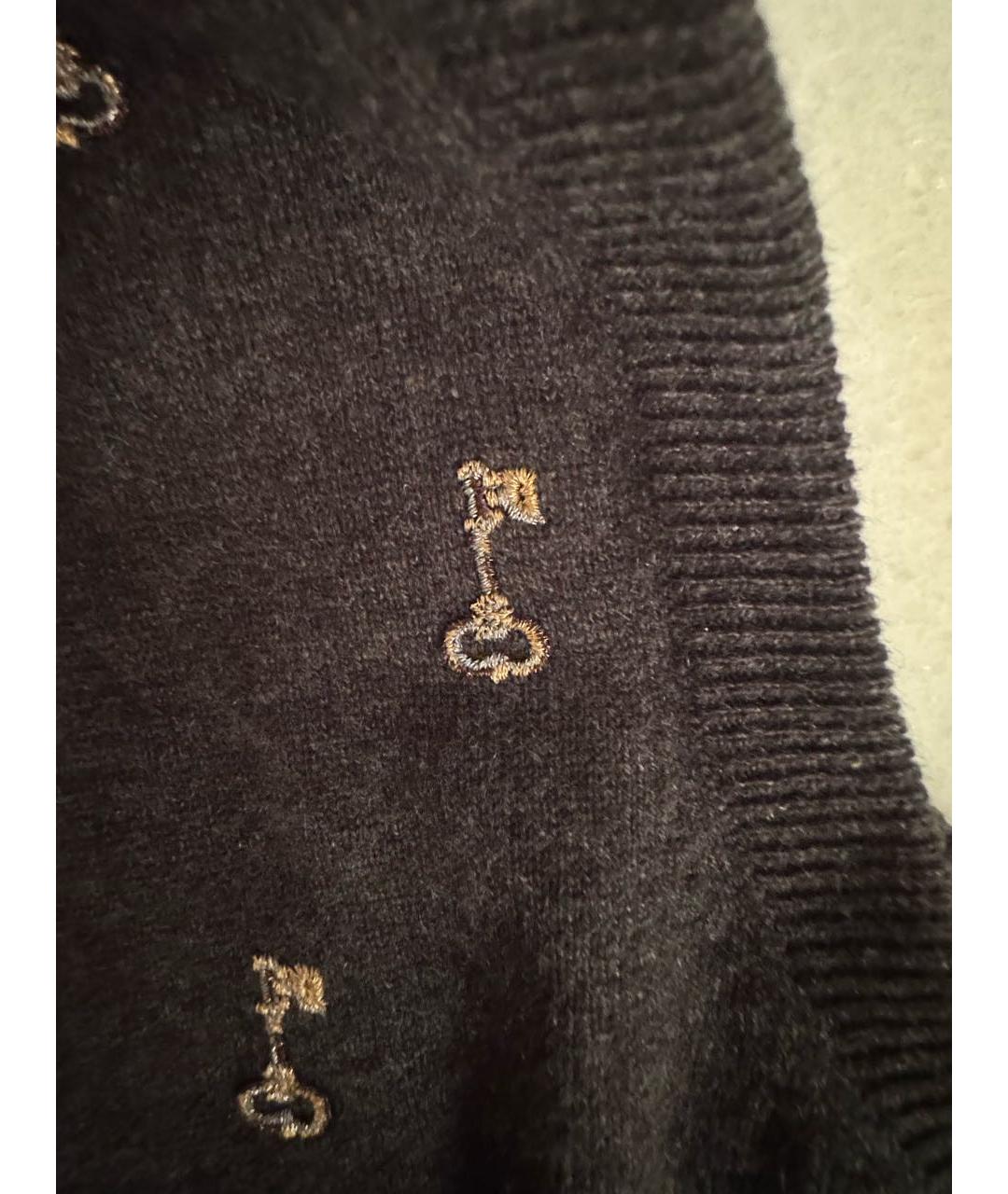DOLCE&GABBANA Черная кашемировая жилетка, фото 4