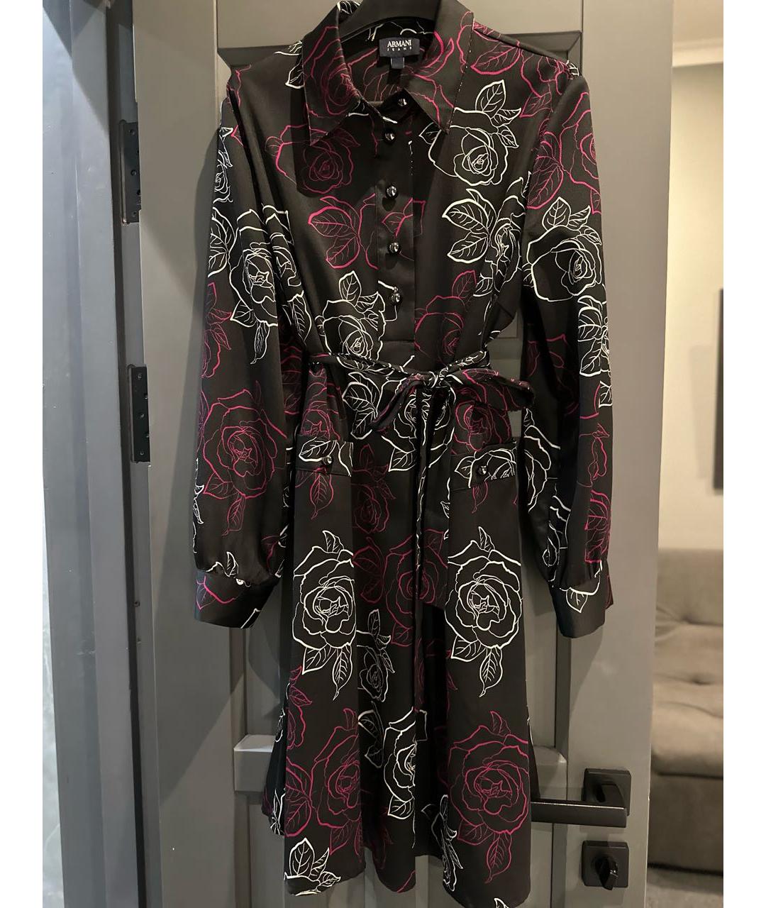 ARMANI JEANS Черное платье, фото 9