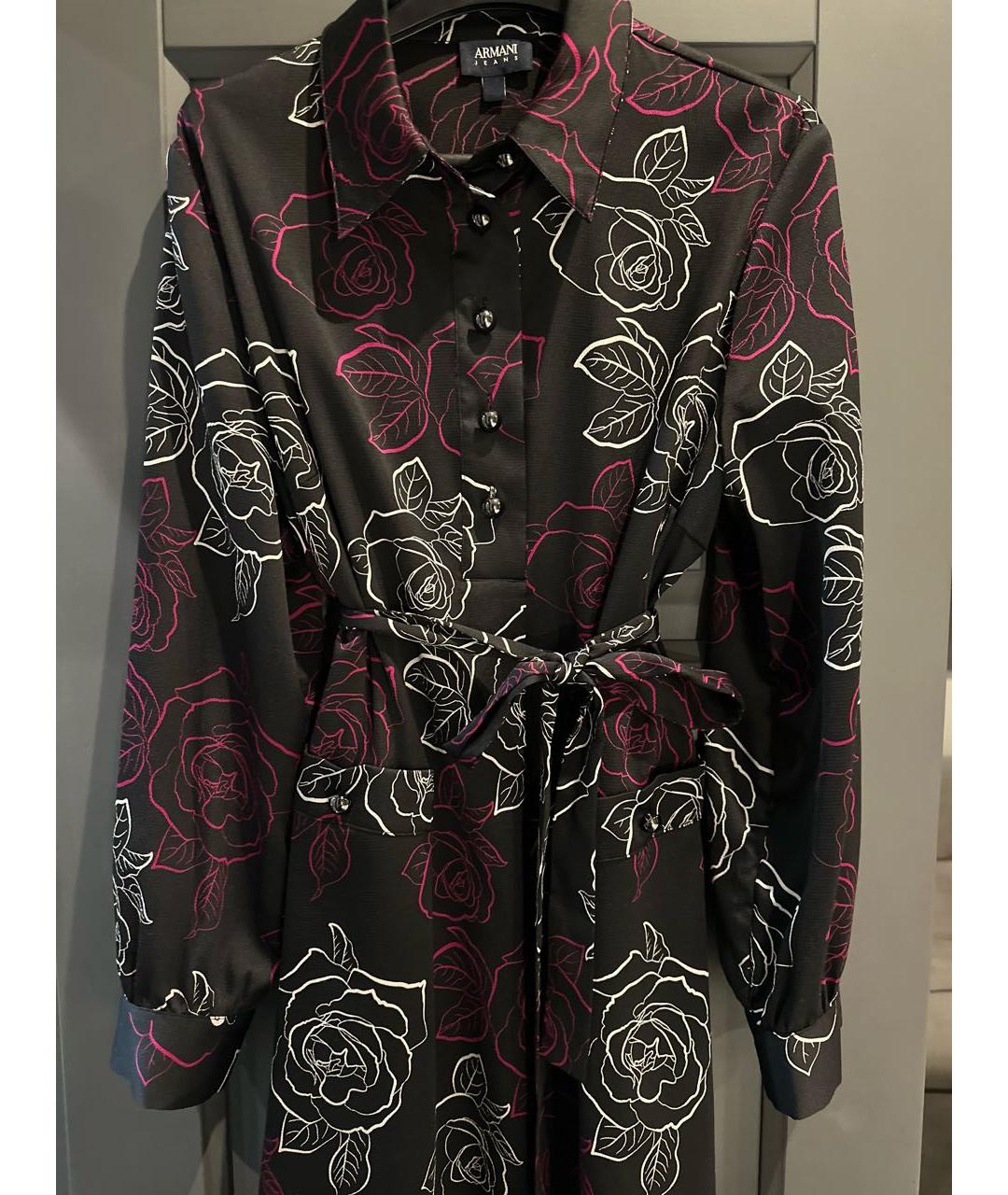 ARMANI JEANS Черное платье, фото 7