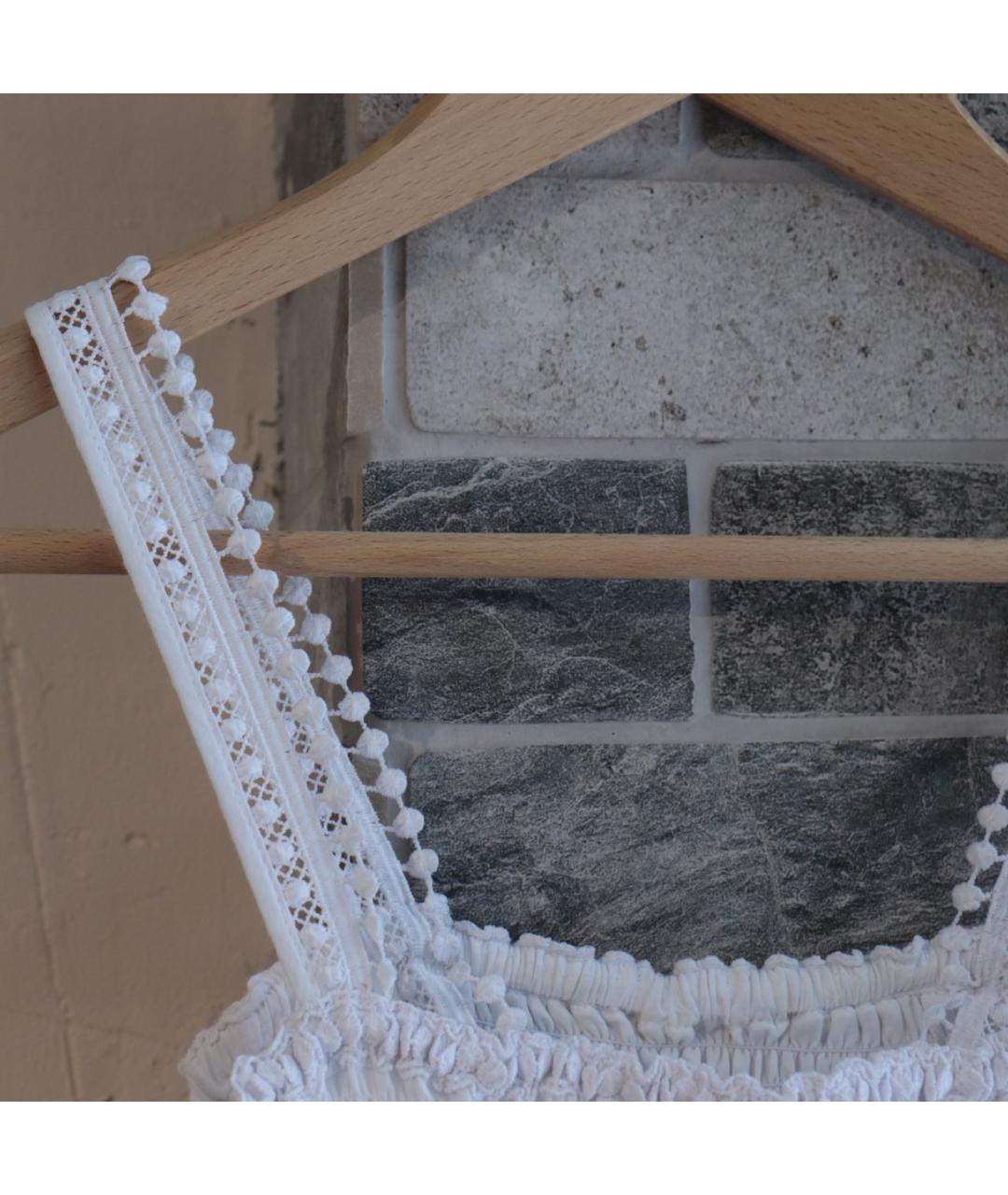 CHARO RUIZ Белое хлопковое повседневное платье, фото 5