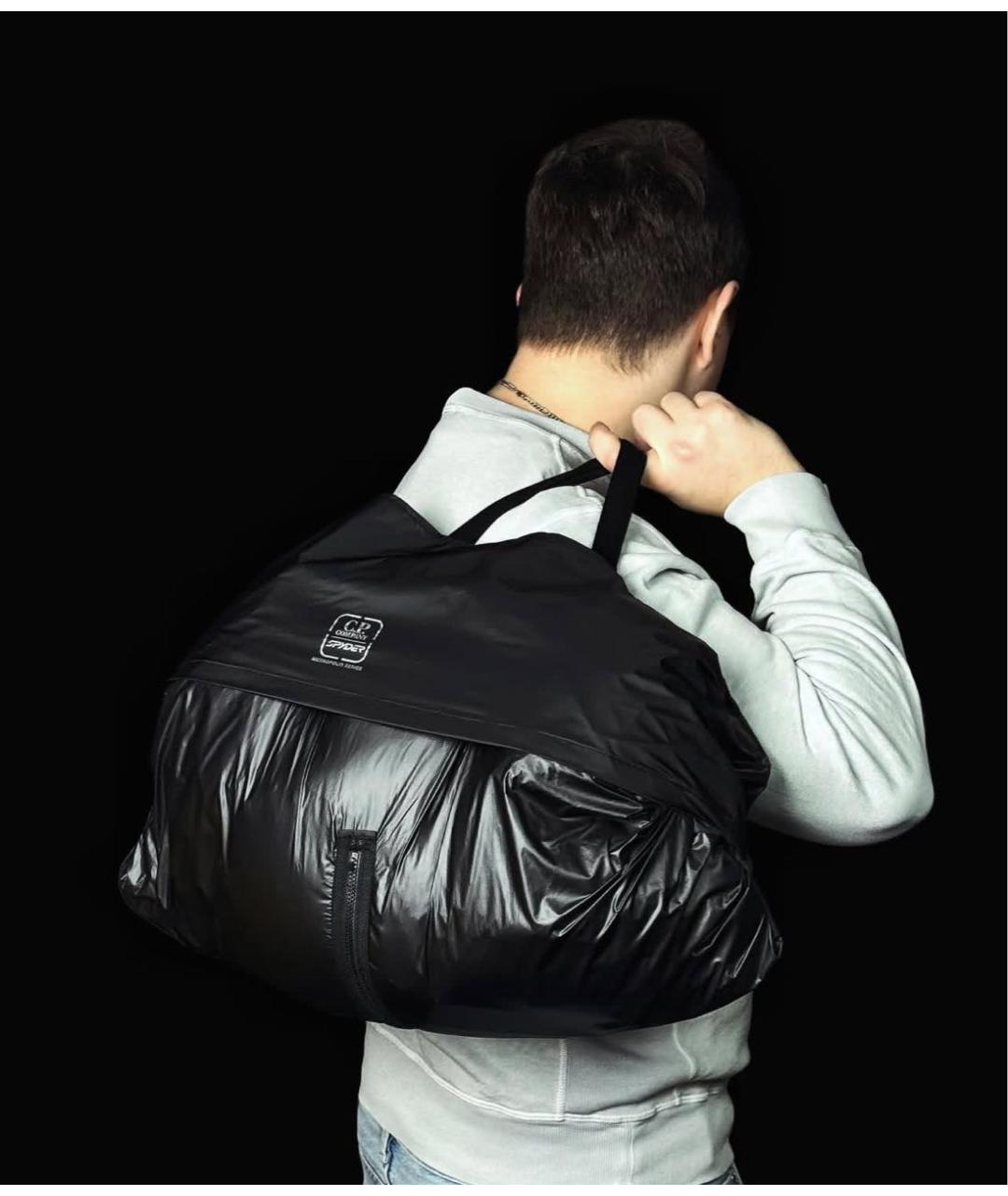 CP COMPANY Черный пуховик, фото 3