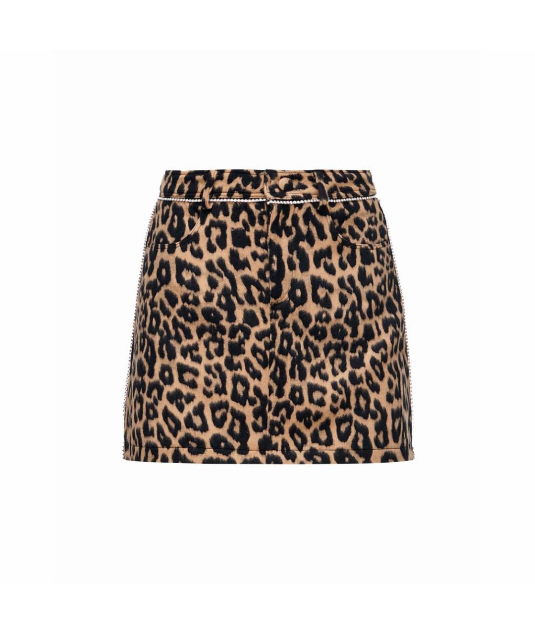 LIU JO Мульти хлопковая юбка мини, фото 9