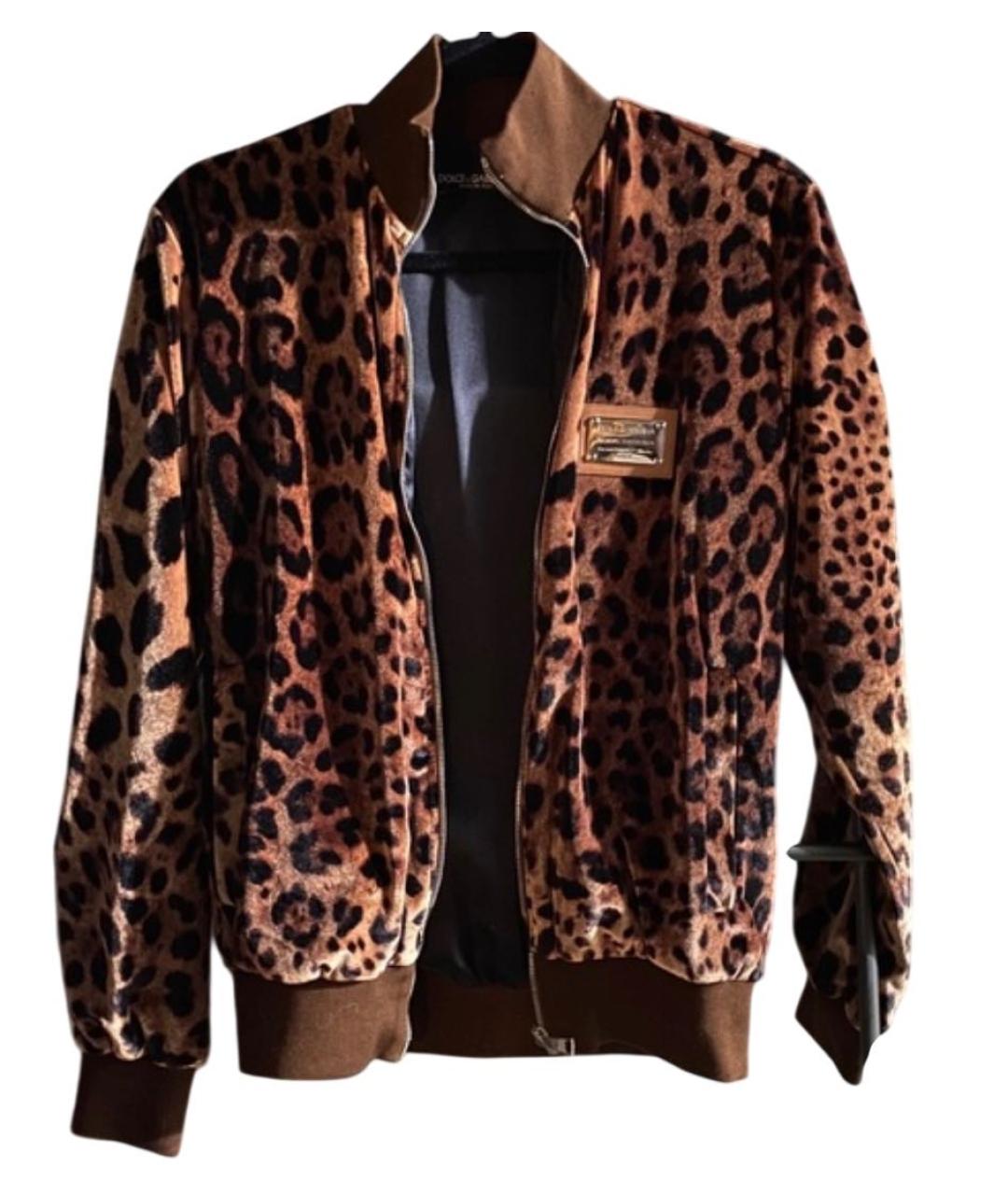 DOLCE&GABBANA Коричневая спортивная куртка, фото 5