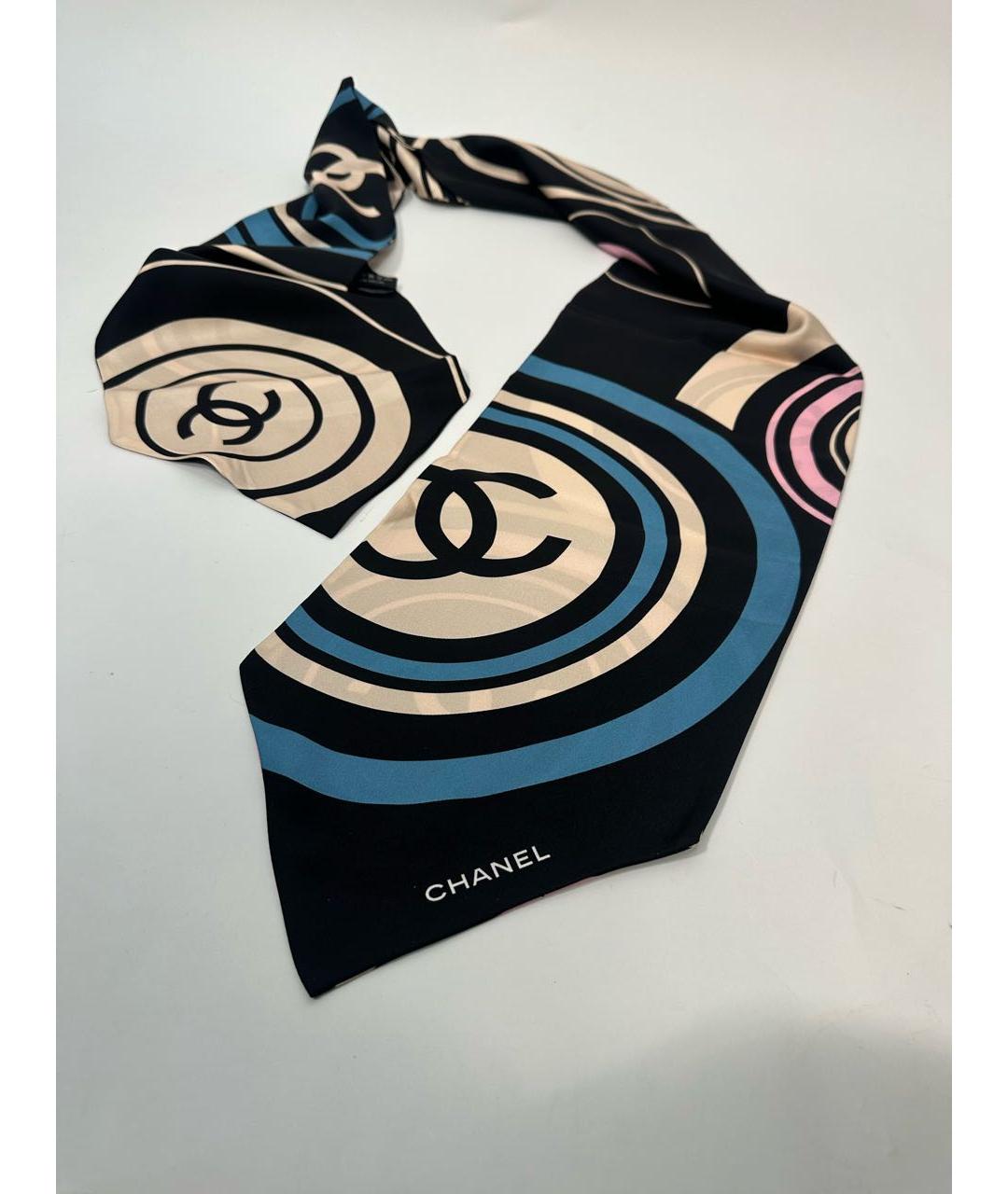CHANEL Мульти шелковый платок, фото 2