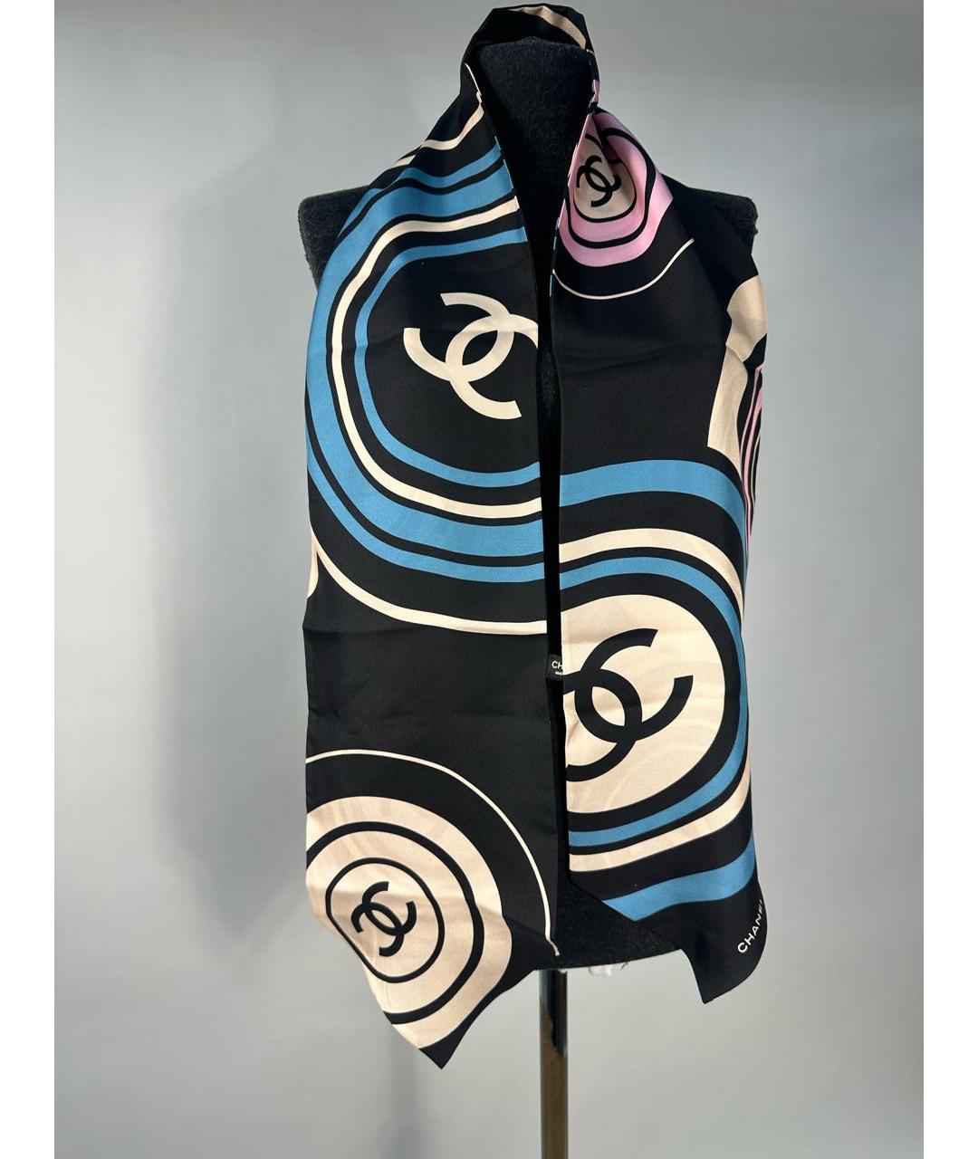 CHANEL Мульти шелковый платок, фото 4