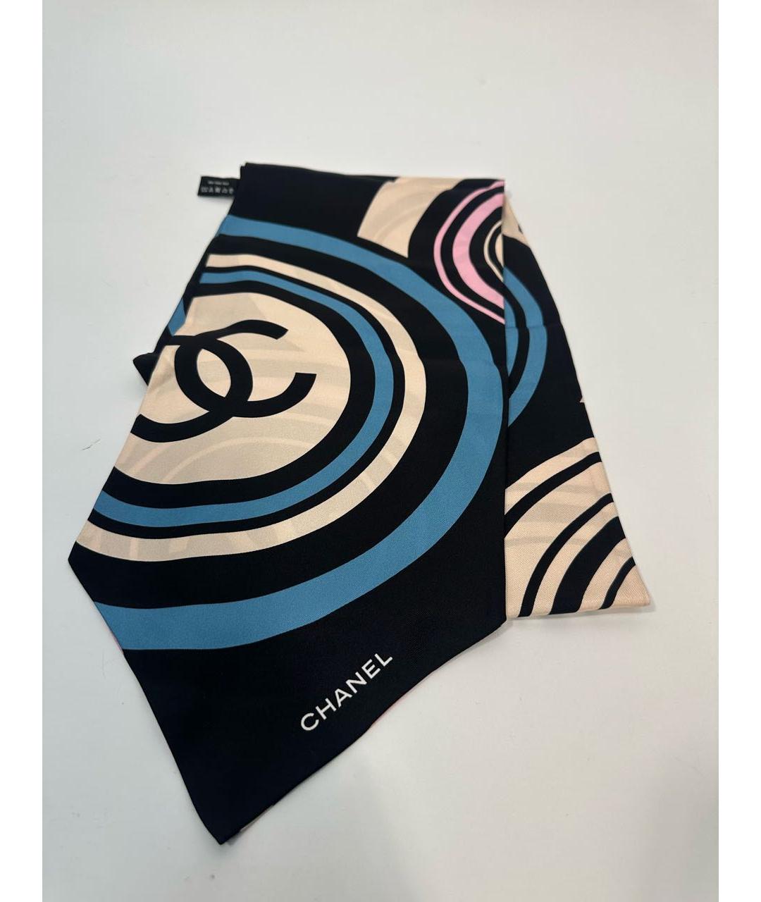 CHANEL Мульти шелковый платок, фото 8
