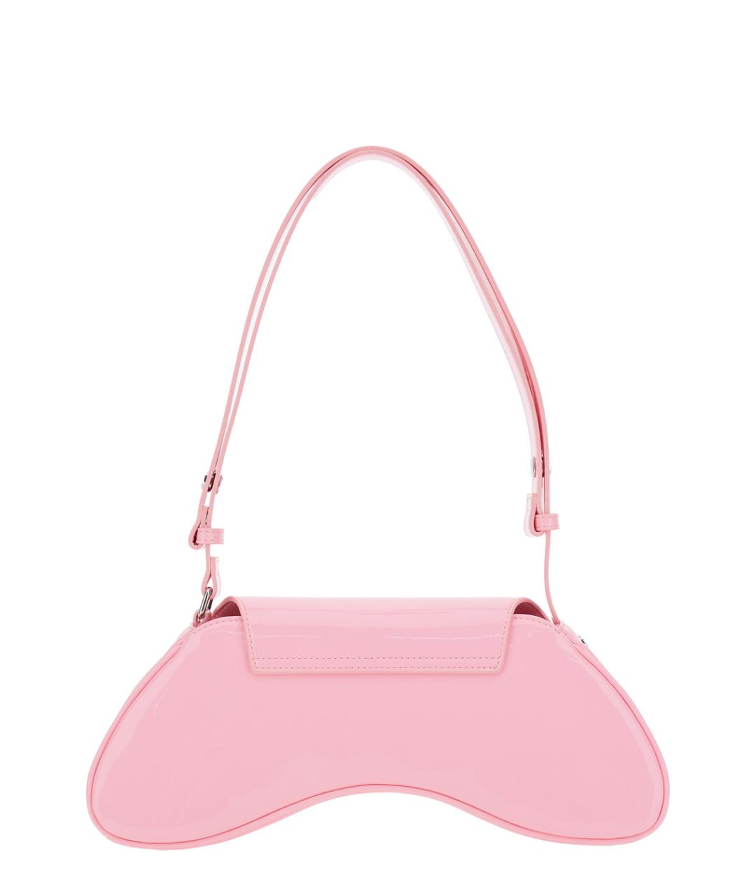 DIESEL Розовая сумка через плечо из искусственной кожи, фото 2