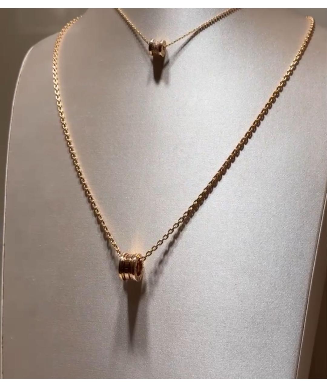 BVLGARI Золотая цепочка/подвеска из розового золота, фото 5