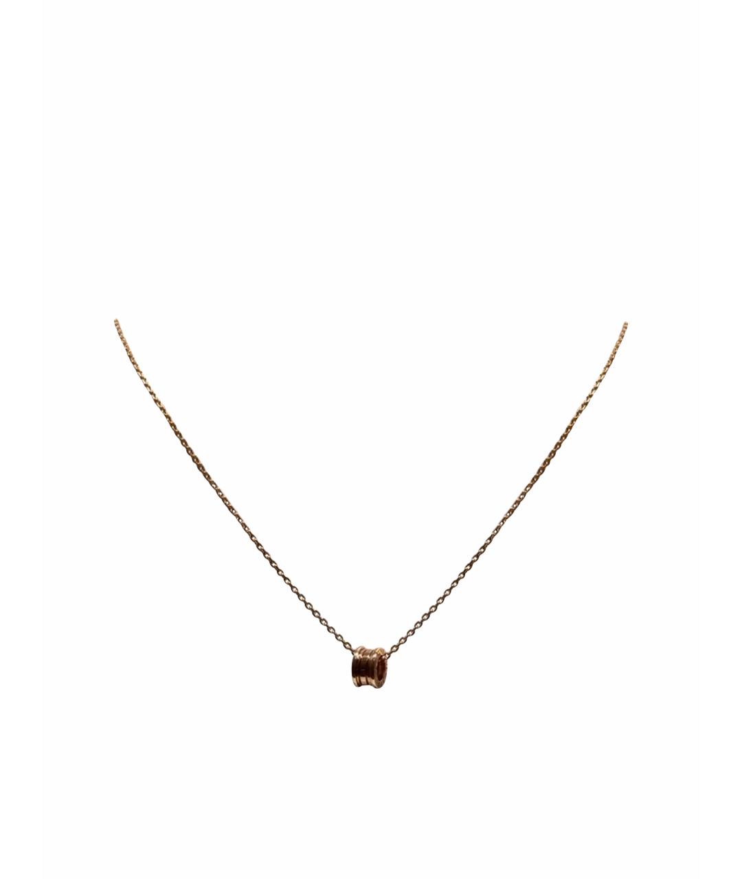 BVLGARI Золотая цепочка/подвеска из розового золота, фото 6