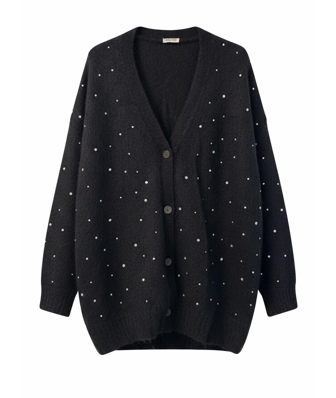 MIU MIU Черный шерстяной джемпер / свитер, фото 1