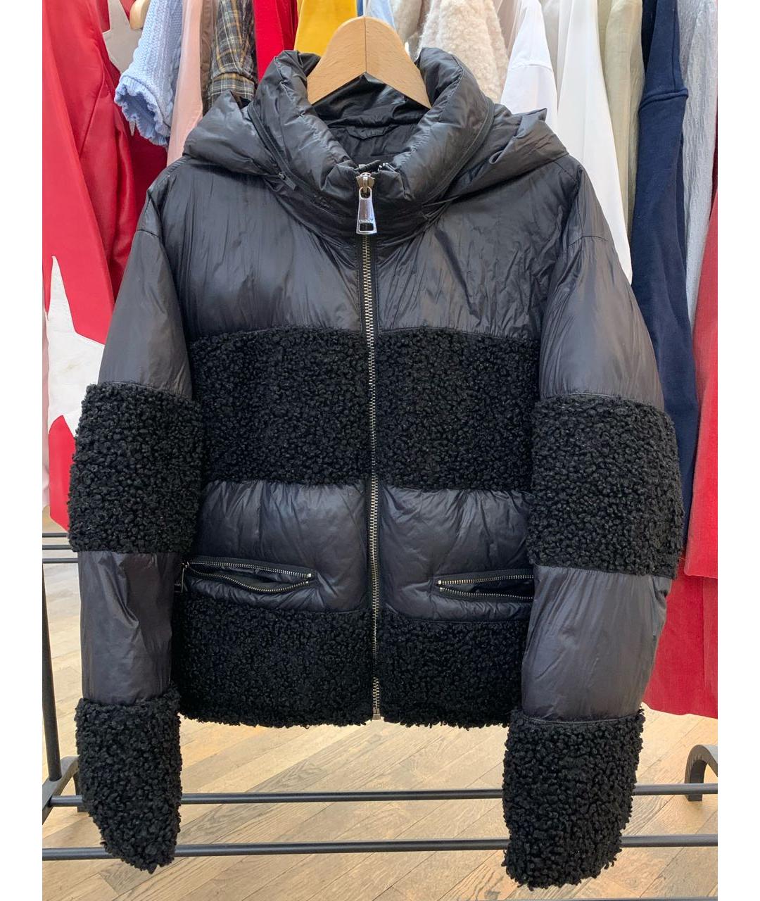 DKNY Черный полиамидовый пуховик, фото 9