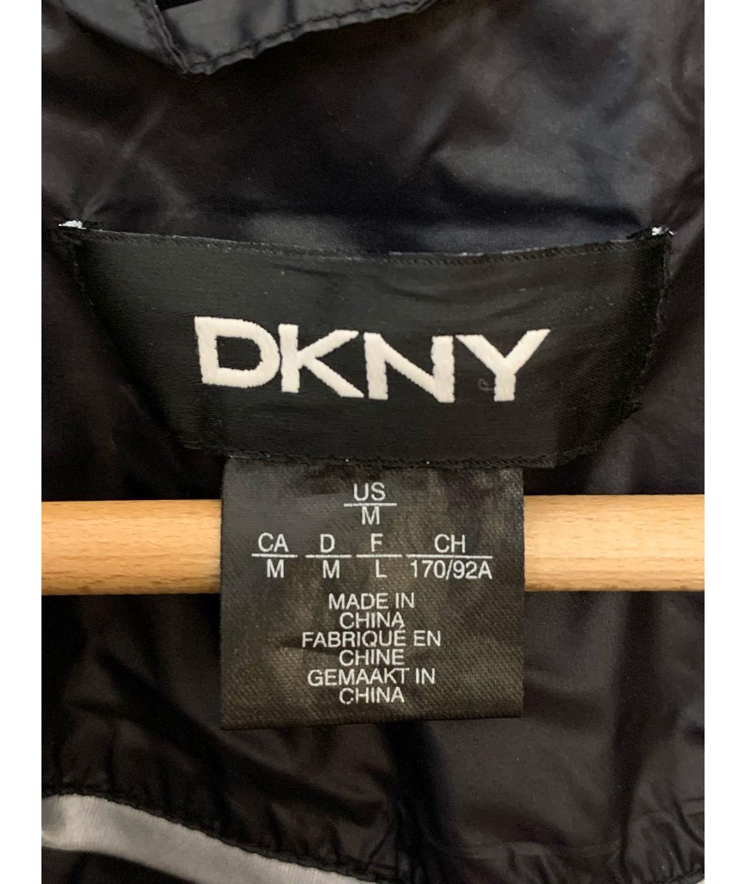 DKNY Черный полиамидовый пуховик, фото 4