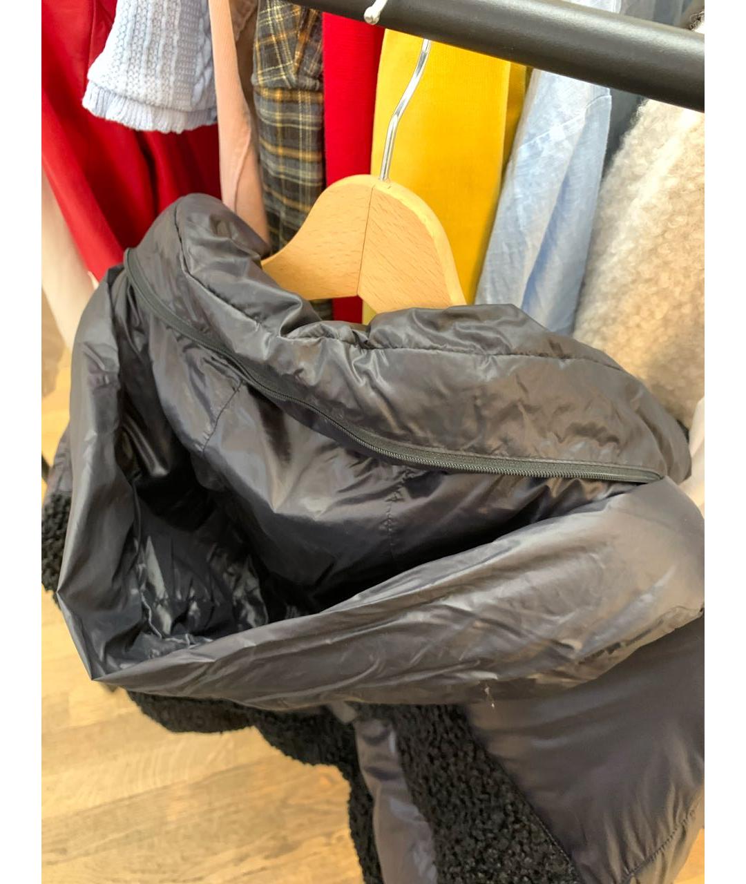 DKNY Черный полиамидовый пуховик, фото 3