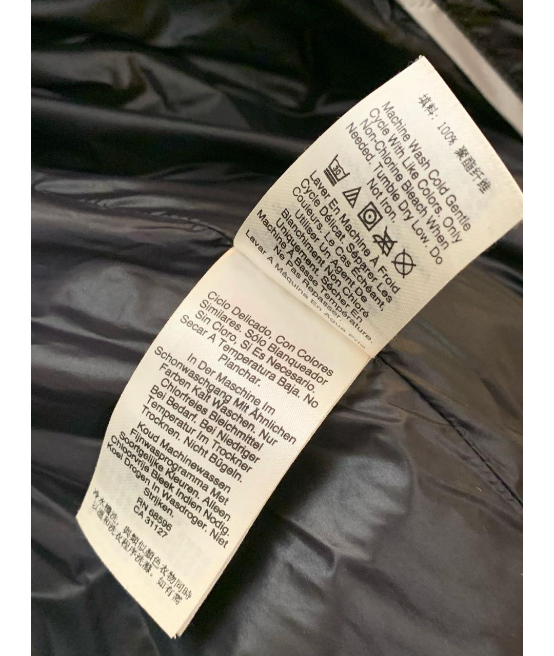 DKNY Черный полиамидовый пуховик, фото 7