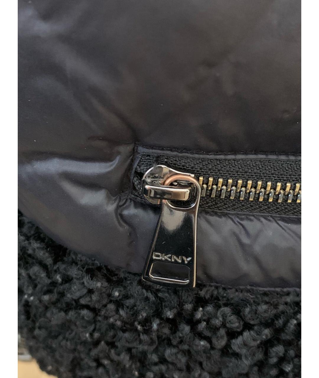 DKNY Черный полиамидовый пуховик, фото 5